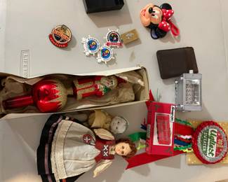 Some of the items that will be in the display case