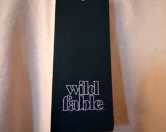 Wild Fable "Apres Ski" Beige Cropped Long Sleeved Sweatshirt