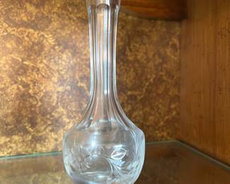 Rogaska Richmond Footed Crystal Bud Vase