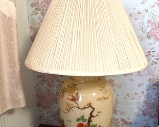 Hand Painted Chinoiserie Table Lamp
