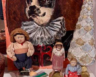 1920s Soviet Russian Girl Cloth Doll