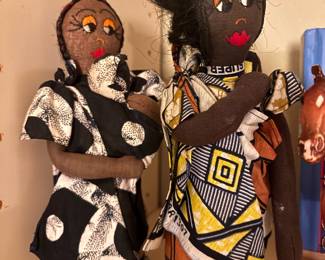 African Handmade Cloth Dolls
