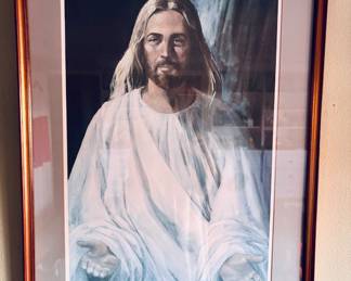 Framed Jesus Prince of Peace Print by Beth Sweigard