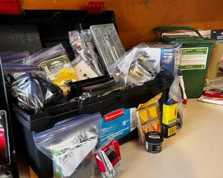 Assortment of Hardware & Hand Tools