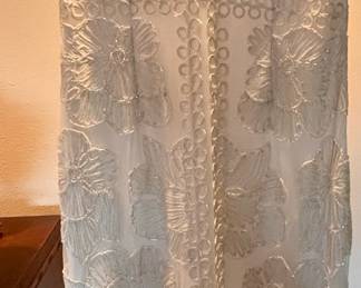 JS Collections White Beaded V-neck Flared Midi Dress – Size 12