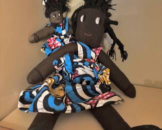 African Handmade Cloth Dolls