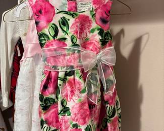 Brooke Lindsay Pink Floral Girl's Dress
