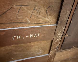 Circa 1920s Vanity with Trifold Mirror