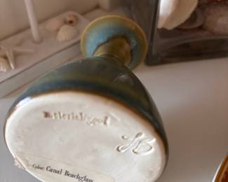 Lauren Burman Shirly Bud Vase in Color Canal Beachglass