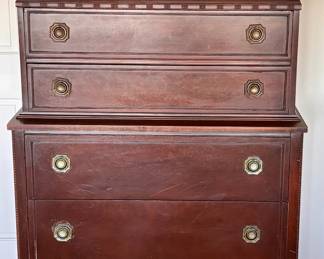 Thomasville Mahogany Hepplewhite Highboy Chest