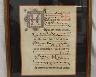 Late 15th - 16th Century Illuminated Manuscript