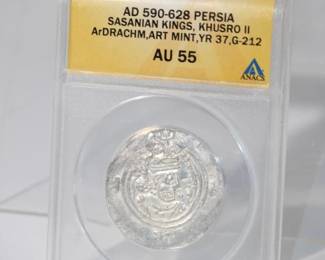 Silver Sadanid Coins Persian 1500 years old