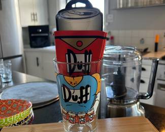 The Simpson Duff Beer Koozie, The Simpsons Duff Beer Pint