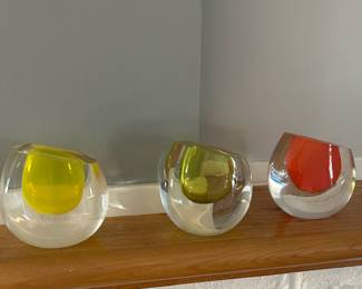 Global Views Color Drop Vases