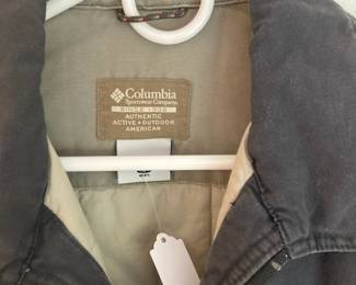 Columbia Sportswear Men’s  Grey Collared Jacket – Size Large