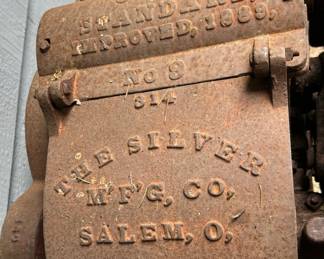 Circa 1890 Silver Manufacturing Co. No. 9 Feed Cutter
