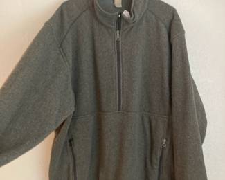 Duluth Trading Company Men's Grey Fleece Jacket – Size XL