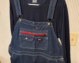 Genuine Dickies Men's Denim Overalls