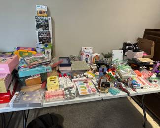 Housewares, baby items, hair supplies CRAFT KITS