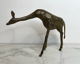 Lot 138 Brass Giraffe