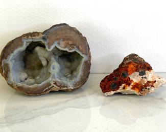 Lot 76 Natural Curiosities Geode Chondrodite