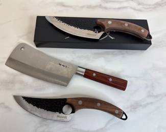 Lot 5 Japanese Chefs Knives Huusk Premium Control Knives one other