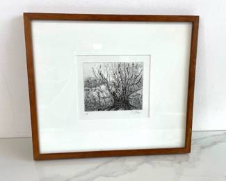 Lot 120 Anne Green Signed Intaglio Engraving Wall Art
