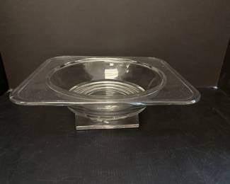 Lot 35 Vintage Heisey Art Deco Console Floral Bowl