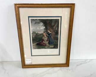 Lot 94 Charles Cousen The Sisters Art Print