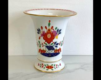 Lot 63 Meissen Hand Painted Porcelain Vase
