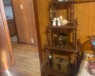 5 tier Knickknack wooden stand