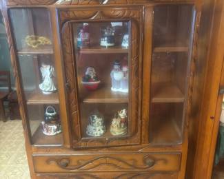 Vintage curio cabinet