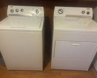Whirlpool washer and dryer 