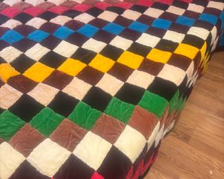 Velveteen quilt 