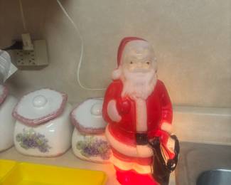 Table top Santa blow mold