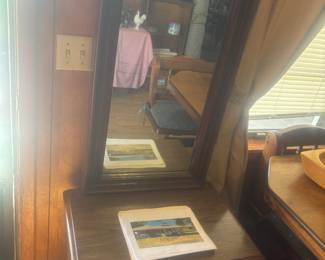 Picture shows information about house. It is for sale also.  Come to the sale and take a tour