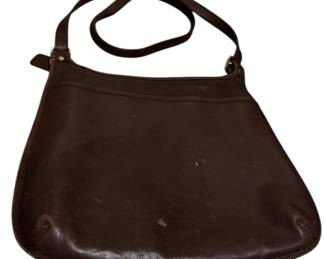 Vintage Coach Slim Brown Crossbody Bag 