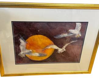 Seagull Print Signed by Donna Freckmann 
