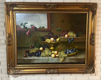 Large still life painting 