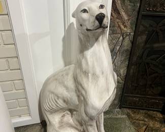 Italian ceramic greyhound