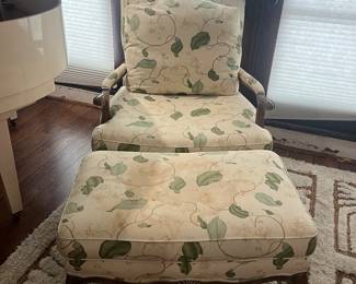 Chair& ottoman