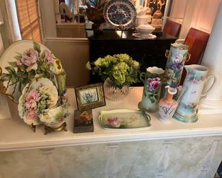 Hand painted porcelain 