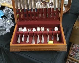 William Rogers silverplate flatware, additional sets available