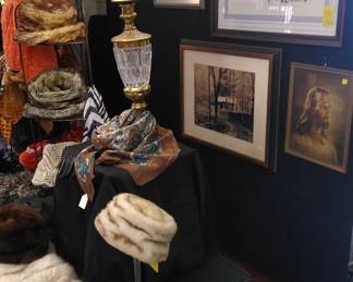 Framed art work, etc.