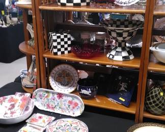 McKensie Childs, porcelain items