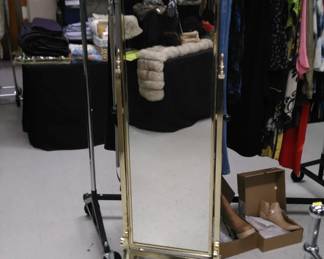 Brass Chevelle Mirror