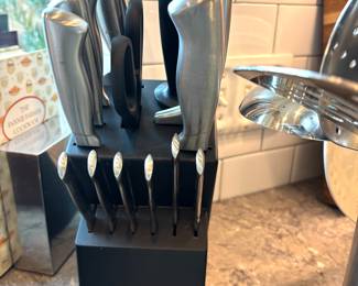 Cuisinart knife block set