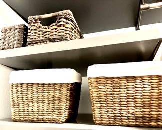 Assorted baskets