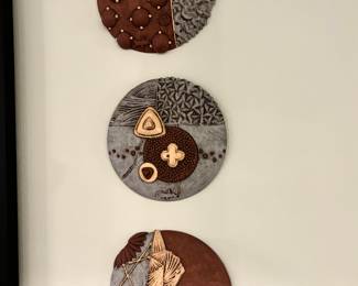 Chris Gryder ceramic relief tiles