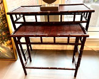 Bamboo nesting tables